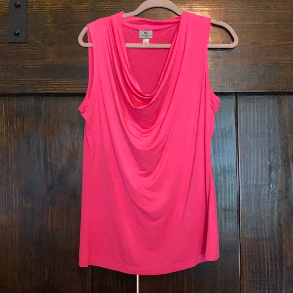 Bright pink tank